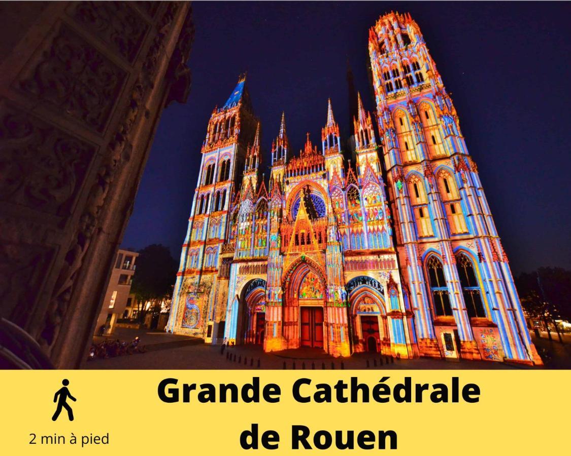 4 People+Free Street Parking+Cosy Centre Ville Apartment Rouen Exterior photo