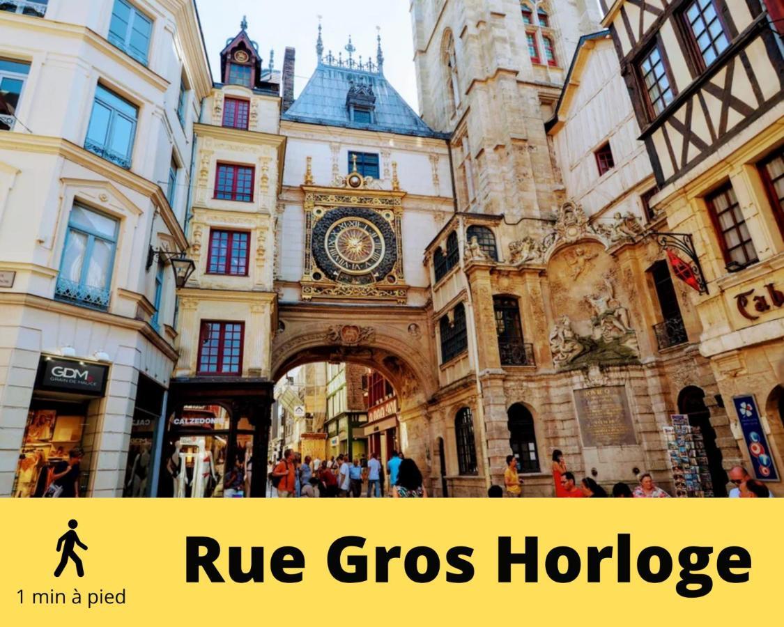 4 People+Free Street Parking+Cosy Centre Ville Apartment Rouen Exterior photo